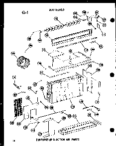 Section 12 Diagram and Parts List for 215-3EW P55417-26R Amana Air Conditioner