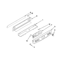 Part Location Diagram of WP8507P231-60 Whirlpool Electronic Control Board