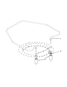 Heater Parts Diagram and Parts List for MDB7609AWW2  Maytag Dishwasher