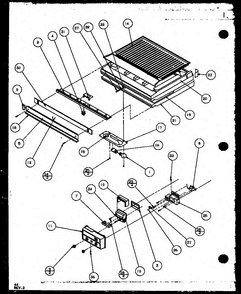 Section 4 Diagram and Parts List for TZ20QL-P1156201WL  Amana Refrigerator