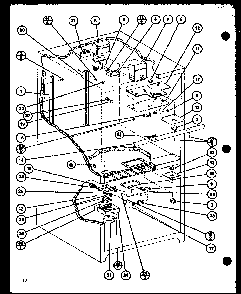 Section 6 Diagram and Parts List for BX20K-P7812503W  Amana Refrigerator