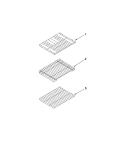 Rack Parts Diagram and Parts List for MGR6875ADB27  Maytag Range