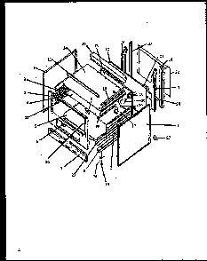 Main Body Diagram and Parts List for EBE22AA0CEH-P1142442NW  Caloric Range