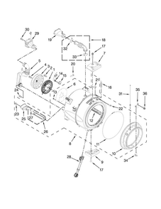 Part Location Diagram of W11173361 Whirlpool BELLOW