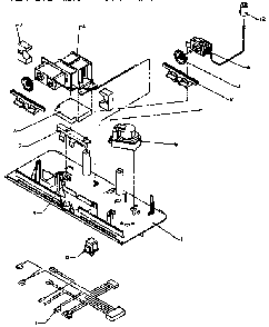 Control Panel Diagram and Parts List for TXI22R-P1168008W  Amana Refrigerator