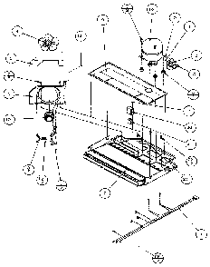 Panasonic Compressor Diagram and Parts List for TX19R-P1158502W  Amana Refrigerator