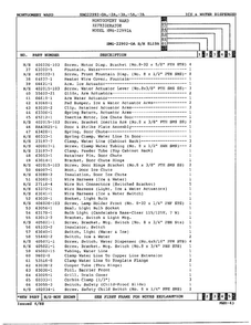 Ice/water Dispenser Page 3 Diagram and Parts List for 22992-OA  Admiral Refrigerator