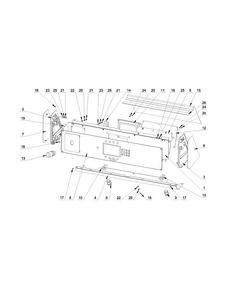Control Panel Parts Diagram and Parts List for MXS20PNATS  Maytag Washer