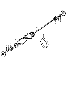 Agitator Diagram and Parts List for U6321-930  Hoover Upright Vacuum