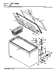 Chest Freezer Diagram and Parts List for C9HE V5ZUC Maytag Refrigerator