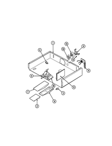 Internal Controls Diagram and Parts List for W30400PV  Jenn-Air Wall Oven