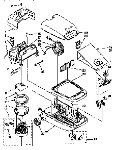 Vacuum Cleaner Diagram and Parts List for 11626011690  Kenmore Canister Vacuum