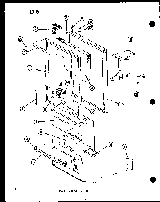 Lower Door Parts Tm Diagram and Parts List for TM14E-P74645-11W  Amana Refrigerator