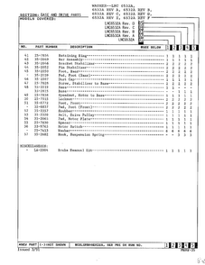 Base And Drive Parts Page 3 Diagram and Parts List for 6532A REV C Norge Washer