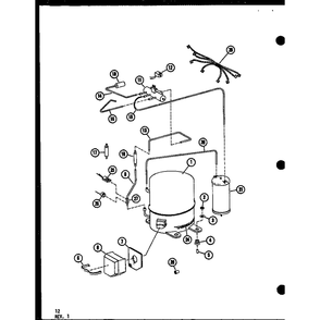 Diagram 5 Diagram and Parts List for D67472-1C P67472-1C Amana Furnace