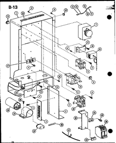 Part Location Diagram of C6177110 Whirlpool Circuit breaker