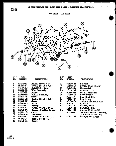 12 Cube Compact Ice Maker D75794-1 Diagram and Parts List for SRI19F-1-A-P75400-6WA  Amana Refrigerator