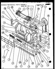 (ptc07400er/p9872201r) (ptc07300er/p9812501r) Diagram and Parts List for PTC07300ER P9882501R Amana Air Conditioner