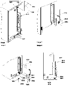 Cabinet Back Diagram and Parts List for SBDE21VPSE-P1317202WE  Amana Refrigerator