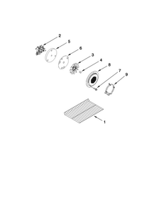 Internal Oven Parts Diagram and Parts List for MGT8885XS02  Maytag Range