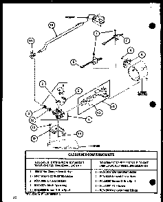 Section 11 Diagram and Parts List for LG2912 P7804826W W Amana Dryer