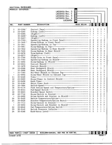 Backguard Page 2 Diagram and Parts List for 6640A  Norge Washer