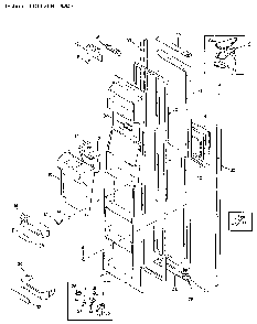 Freezer Door Diagram and Parts List for JRSD246B MCQ82A Jenn-Air Refrigerator