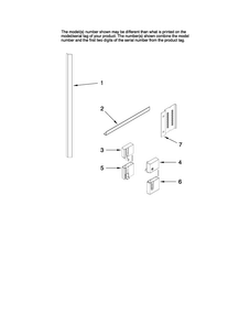 Accessory Parts Diagram and Parts List for JDD4000AWS2  Jenn-Air Dishwasher