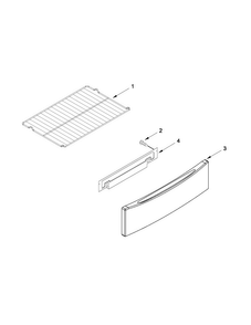 Drawer And Rack Parts Diagram and Parts List for JGS9900BDS16  Jenn-Air Range