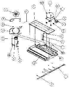 Panasonic Compressor Diagram and Parts List for TXI21R-P1168002W  Amana Refrigerator