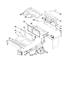 48" Chassis Parts Diagram and Parts List for JDRP548WP01  Jenn-Air Range