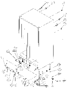 Drain And Rollers Diagram and Parts List for 36511-P1121603W  Amana Refrigerator