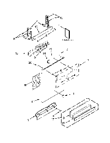 Door Panel Parts Diagram and Parts List for 66514812N610  Kenmore Dishwasher