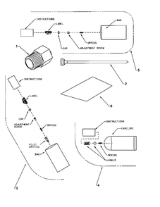 Propane Conversion Kits Diagram and Parts List for HAC1PS09 P1204221F Amana Air Conditioner