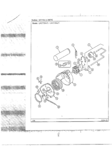 Motor And Drive Diagram and Parts List for LNC7759A77  Maytag Dryer