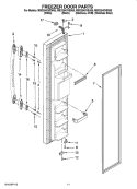 Part Location Diagram of WP2309718 Whirlpool Door Shelf Trim