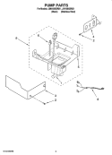 PUMP PARTS Diagram and Parts List for JIM158XBRB1  Jenn-Air Ice Maker