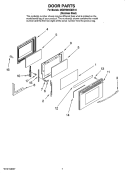 Part Location Diagram of 7760P232-60 Whirlpool PANEL- DOO