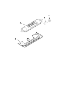 Control Parts Diagram and Parts List for MCD2358WEW01  Maytag Refrigerator