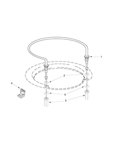Heater Parts Diagram and Parts List for MDB4709PAB3  Maytag Dishwasher