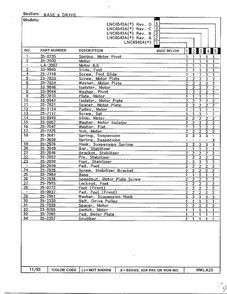 Base And Drive Page 2 Diagram and Parts List for 6543A  Norge Washer