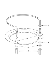 Heater Parts Diagram and Parts List for MDB8959SBW2  Maytag Dishwasher