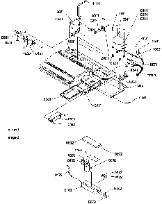 Machine Compartment Diagram and Parts List for SBDE520SW-P1185202WW  Amana Refrigerator