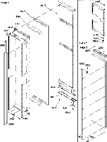 Freezer Door Diagram and Parts List for SBI20TPSW-P1190712WW  Amana Refrigerator