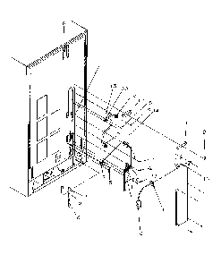 Back Unit Diagram and Parts List for SG521SBL-P1197001WL  Amana Refrigerator