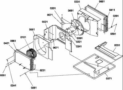 Chassis (14c2my/p1203201r) Diagram and Parts List for 10C2MY-P1203101R  Amana Air Conditioner