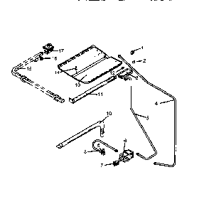 Part Location Diagram of 0054043 Whirlpool REFLECTOR, BROIL