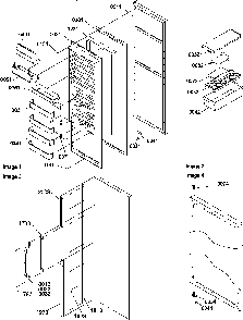 Refrigerator Door And Accessories Diagram and Parts List for SSD522SW-P1184704WW  Amana Refrigerator