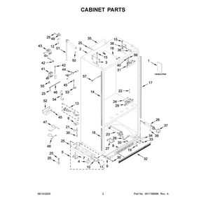 Part Location Diagram of W10663352 Dacor CLIP