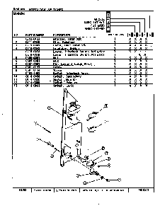 Interlock Switches Diagram and Parts List for DM126  Magic Chef Microwave